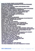 Jenny Holzer: First&#160;Impressions
