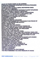 Jenny Holzer: First&#160;Impressions