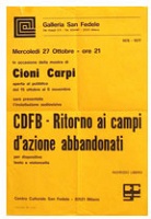 Cioni Carpi: CDFB-Ritorno ai campi d’azione&#160;abbandonati