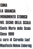 Cornelia Lauf: Cuna La Grancia...