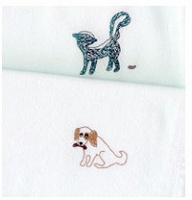 Trudie Cheng: “It Could Happen To You Too“ Series Embroidered Dinner&#160;Napkins