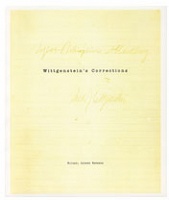 Michael Maranda: Wittgenstein’s&#160;Corrections