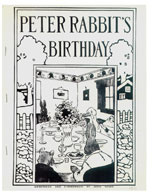 Weberman and Zimmerman: Peter Rabbit`s Birthday