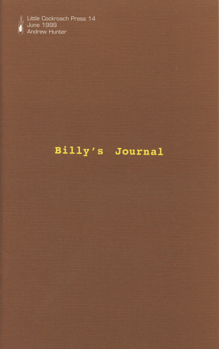 Billy’s Journal