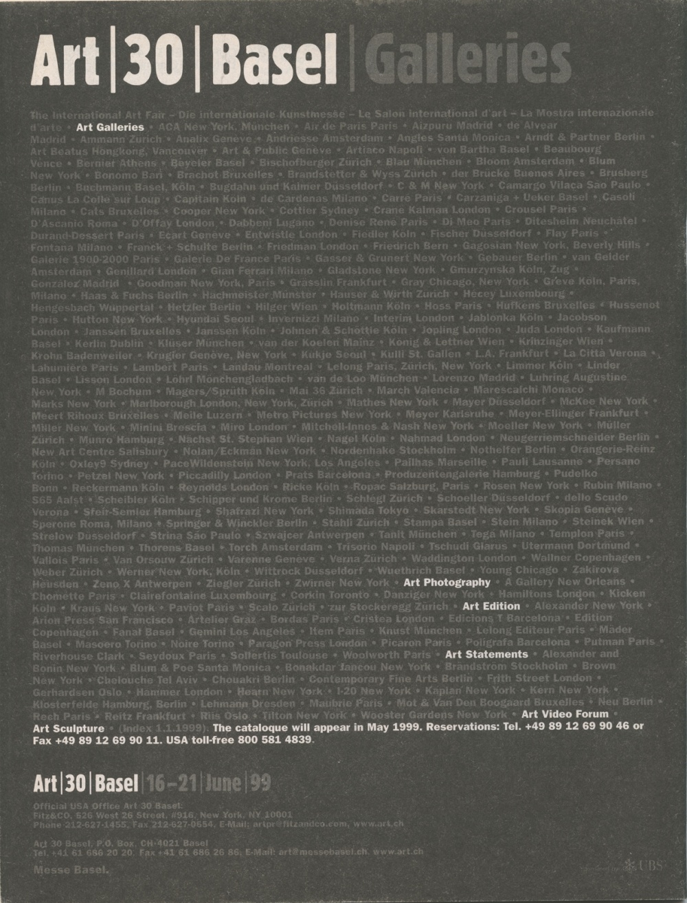 Art Metropole Retail Catalogue #2 (back)