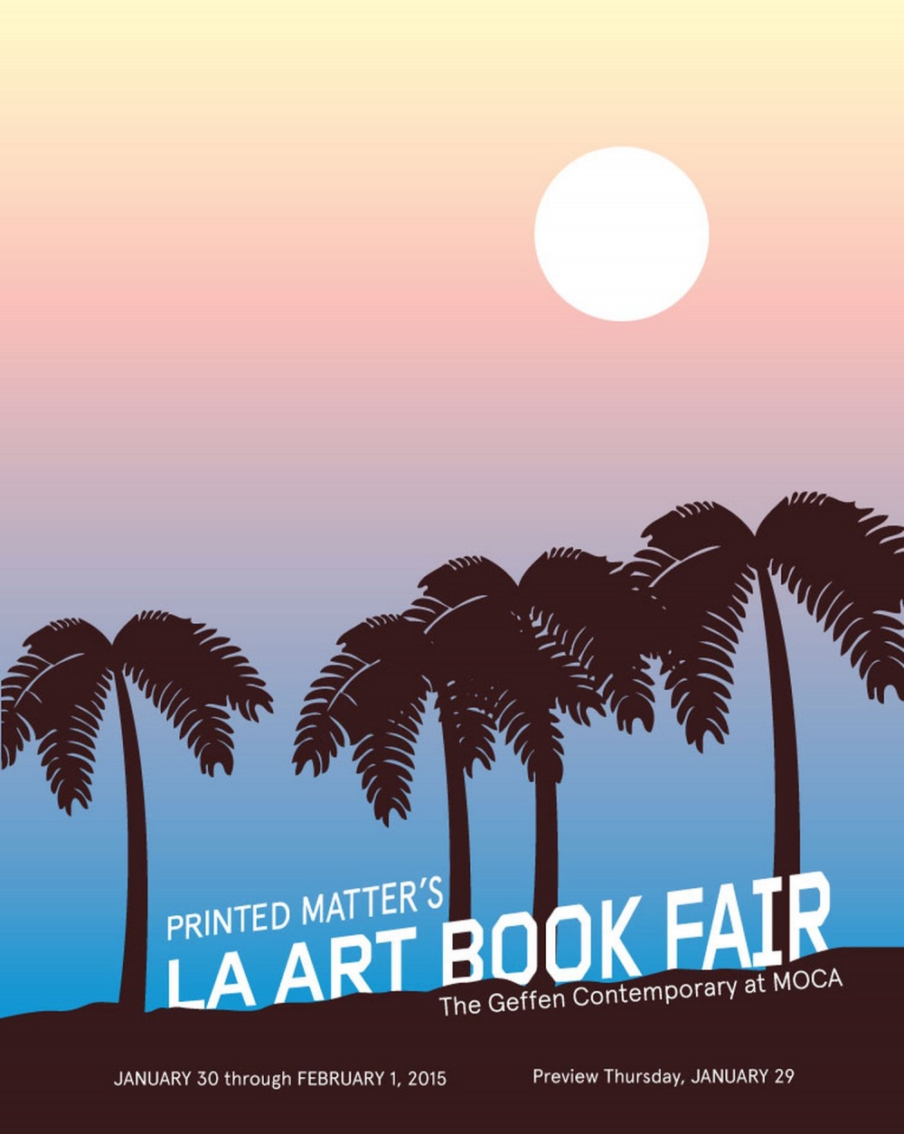 LA Art Book Fair Poster