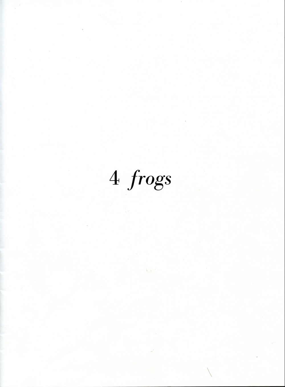 4 Frogs