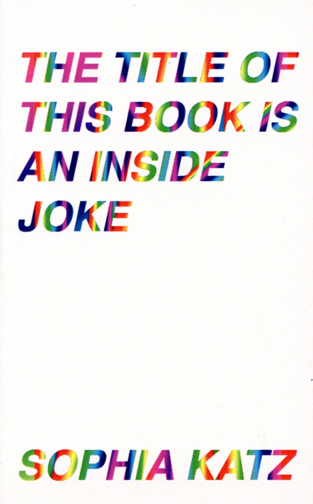 The Title of This Book is an Inside Joke