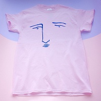 Poor Gray Tee -&#160;Pink