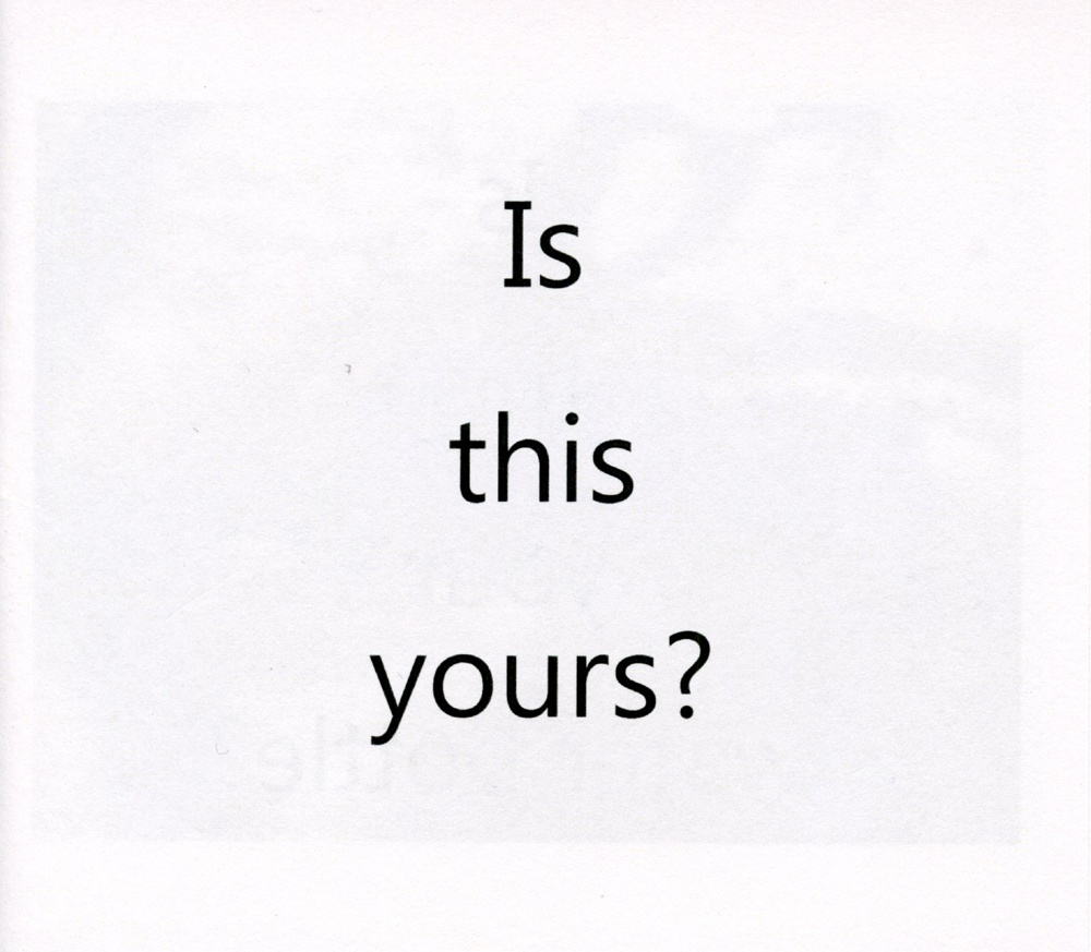 is this yours?