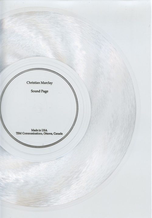 Sound by Artists - Sound Page