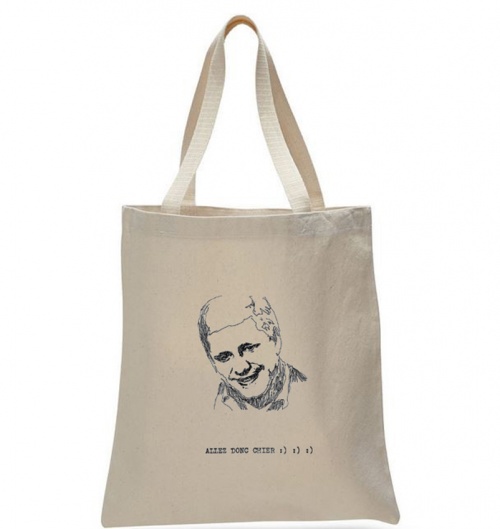 ALLEZ DONC CHIER tote bag