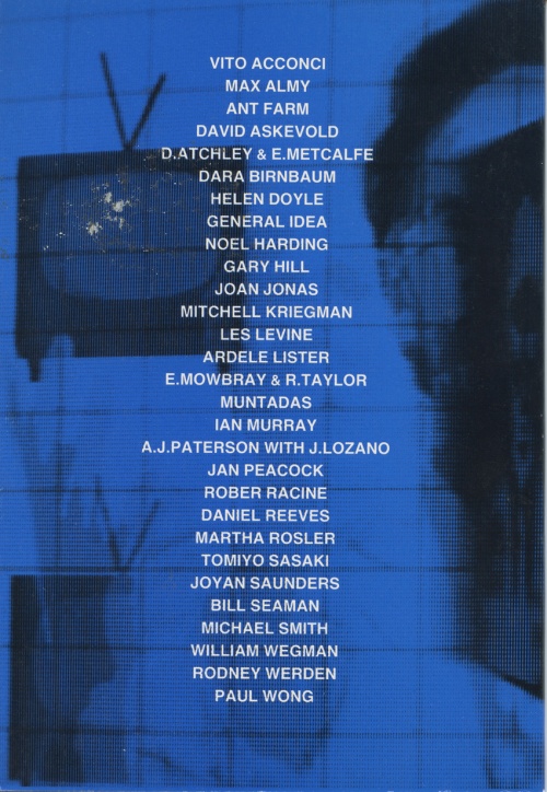 Art Metropole. Artists’ 1/2â€ Videotape Series. 1988 Catalogue