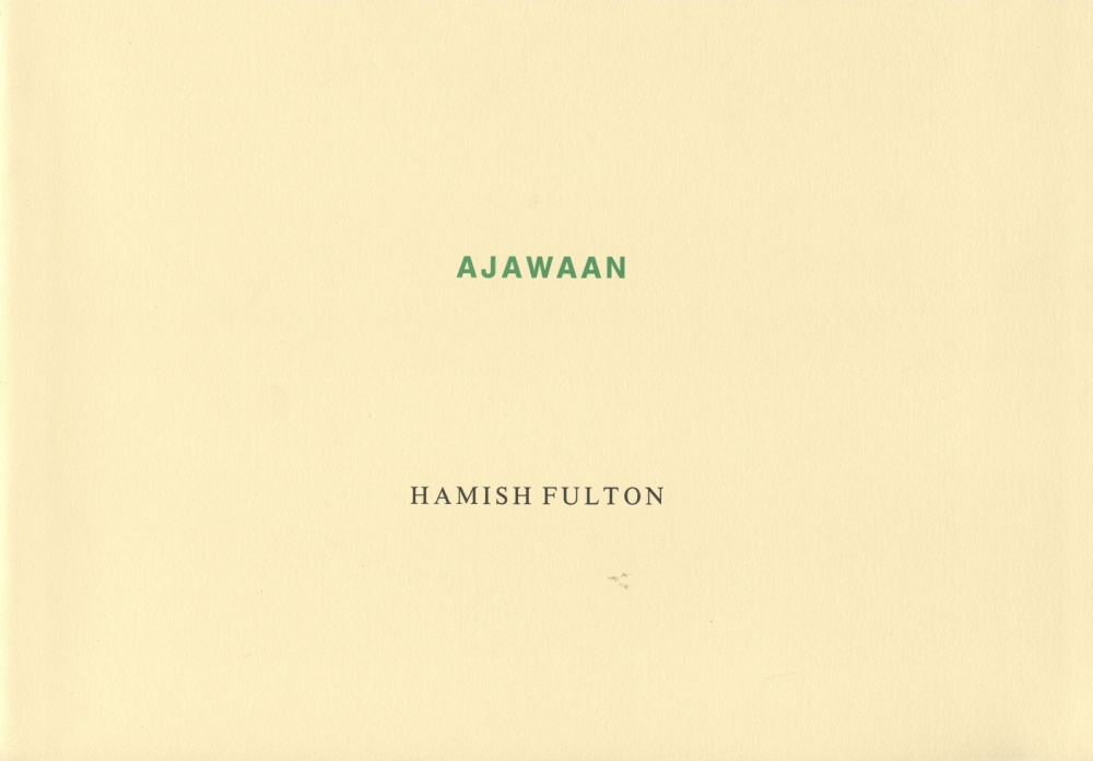 Ajawaan, Harnish Fulton 