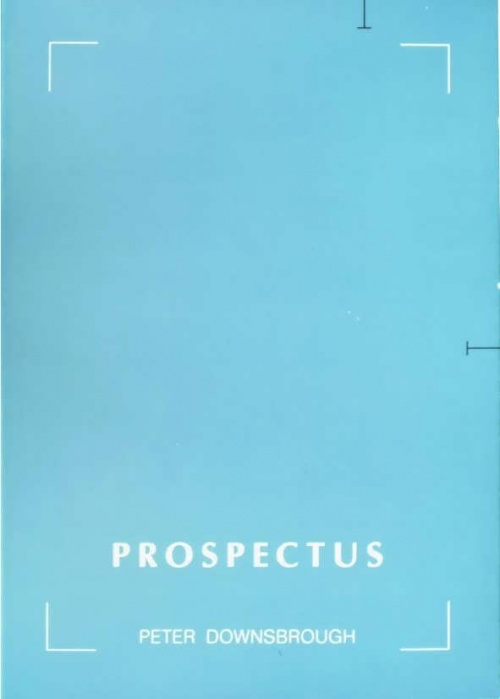 Prospectus - Downsbrough, Peter