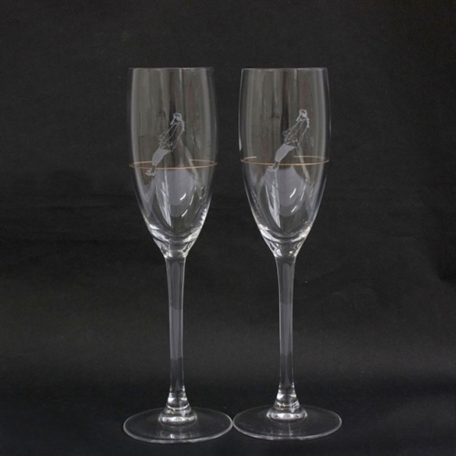 Rodney Graham Champagne Flutes