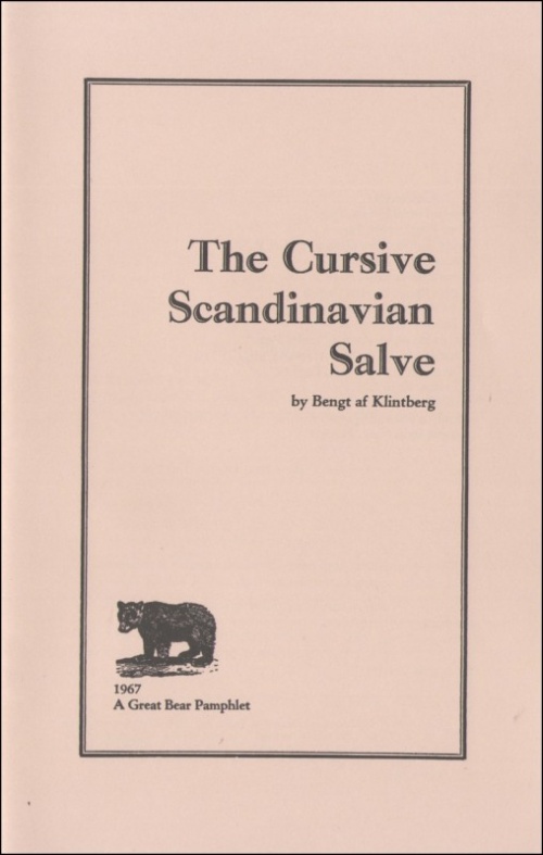The Cursive Scandinavian Salve