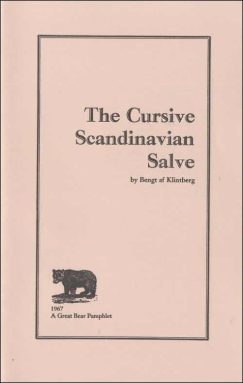 The Cursive Scandinavian Salve