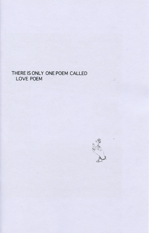 there is only one poem called love poem
