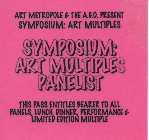 Symposium on Art Multiples