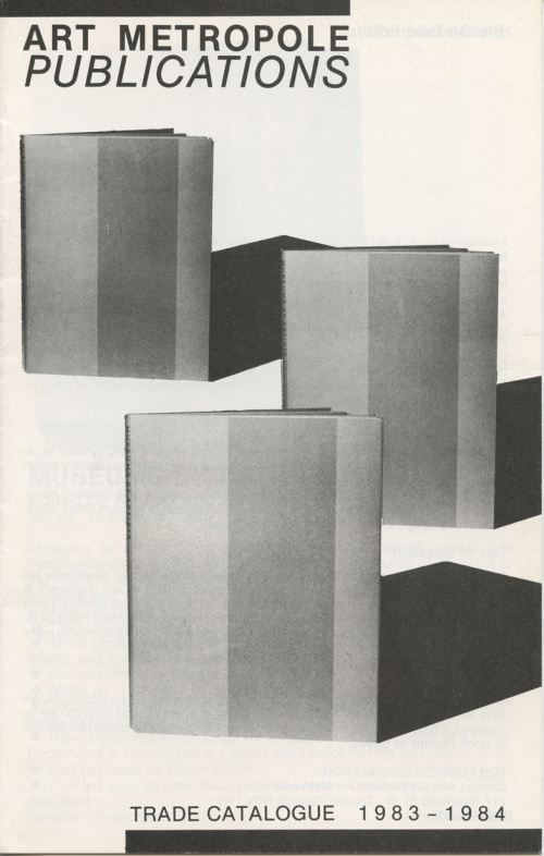  	Art Metropole Publications Trade Catalogue 1983-1984