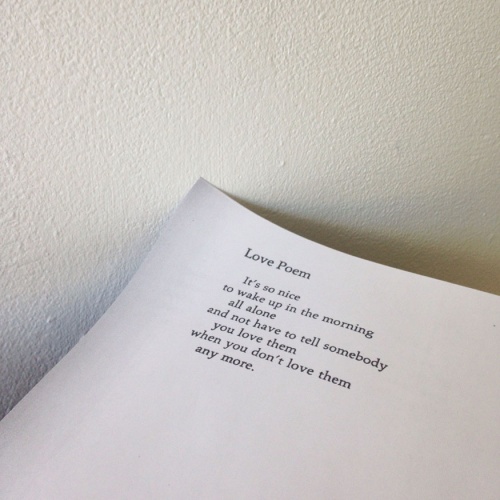 Photocopied Love Poem