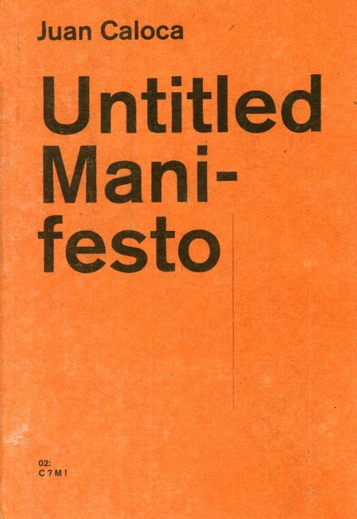 Untitled Manifesto