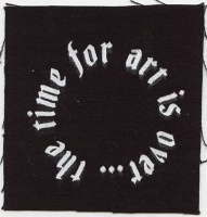 Jacqueline Lachance: The time for art is over… (circle&#160;patch)