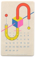 JP King: Isometric Risograph Calendar 2018
