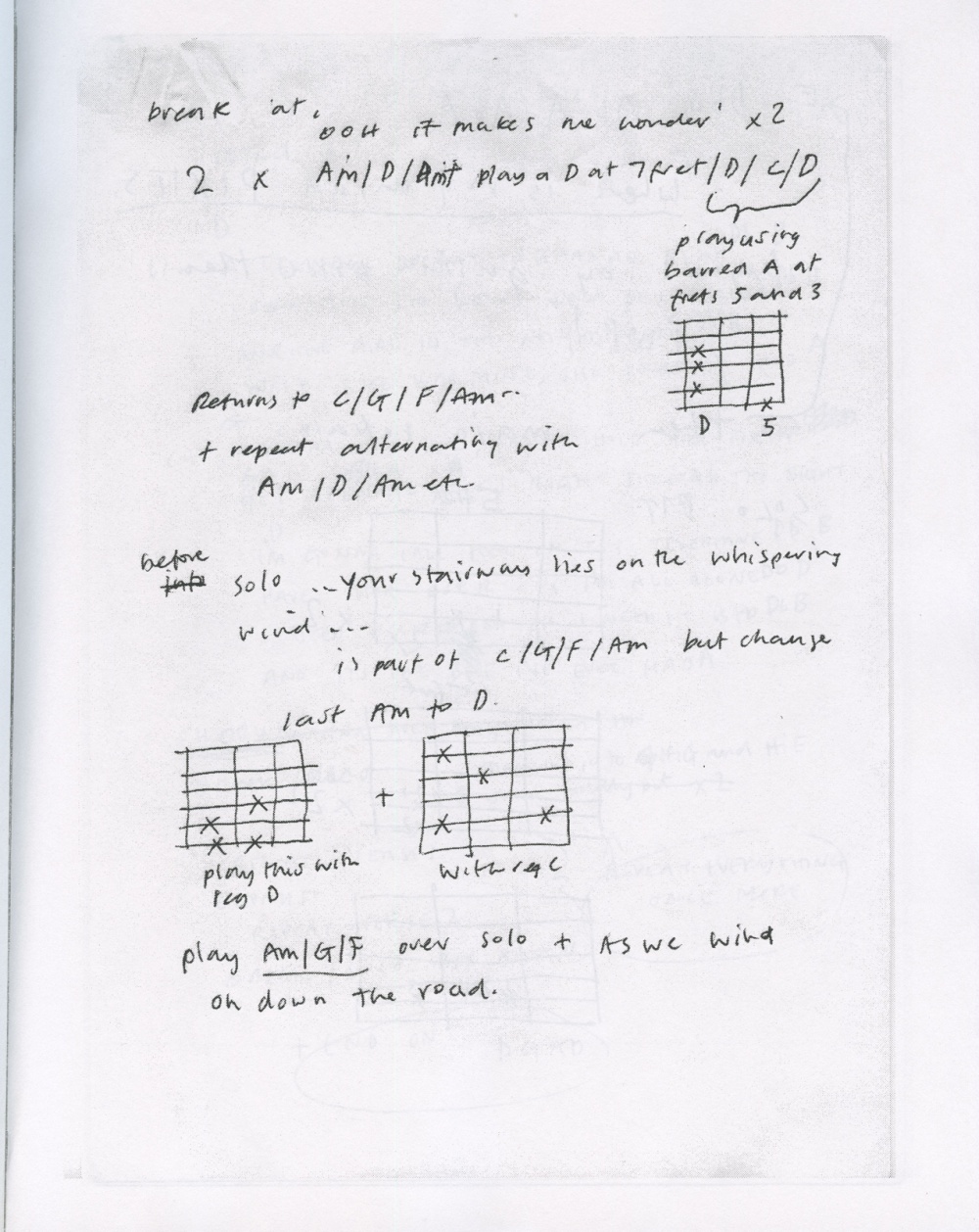 AMP0504 Song Drawings/ Paintings 1996-2005, Dave Allen