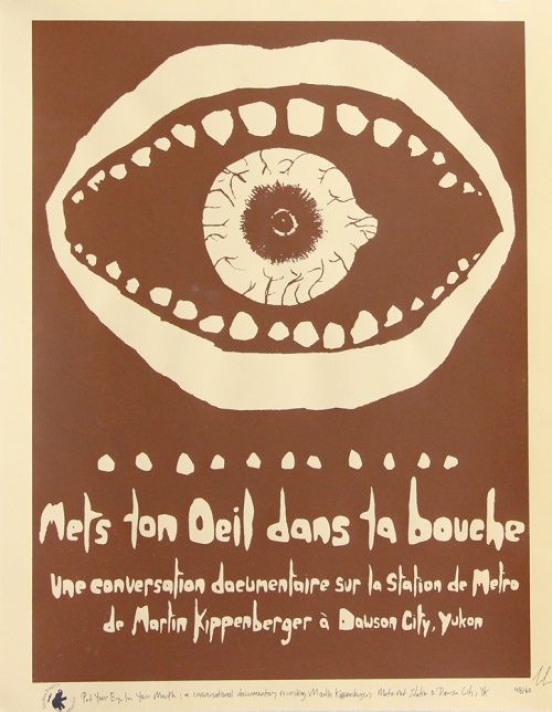 Put Your Eye in Your Mouth: A Conversational Documentary Recordi