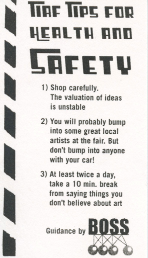 Art Metropole Business Card Project for Toronto International Art Fair 2002