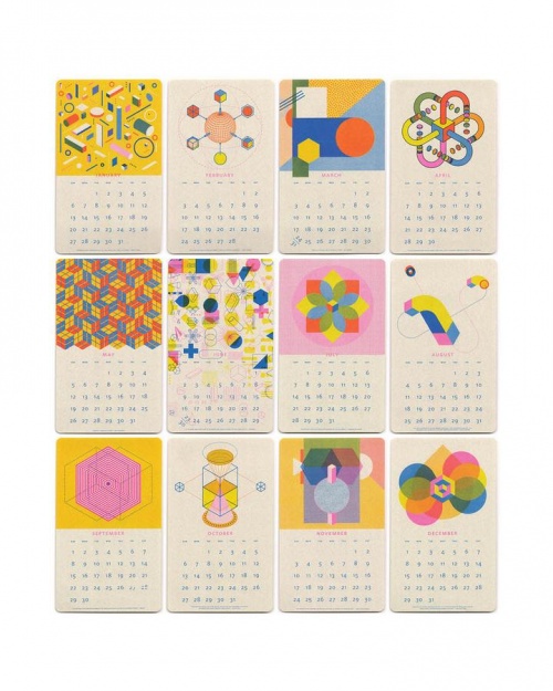 2019 Isometric Calendar