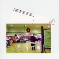 Shari Kasman: Galleria Mall Santa&#160;Postcard