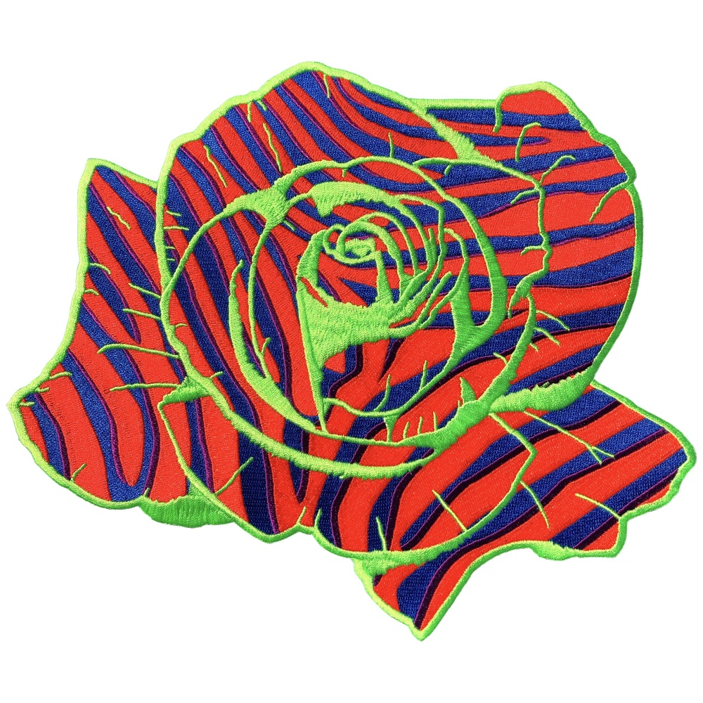 BRENDAN FERNANDES ZEBRA ROSE BACK PATCH