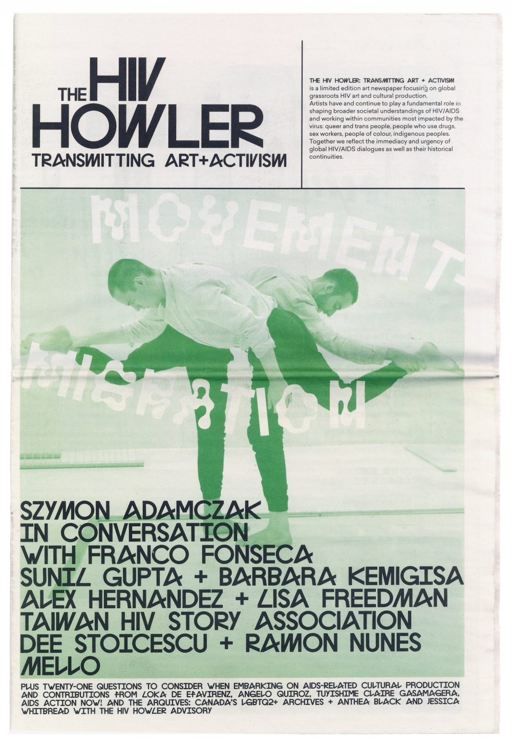 The HIV Howler: Transmitting Art and Activism, Issue 4: Movement