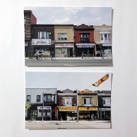 Set of 3 Bloordale&#160;postcards