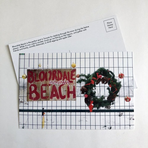 Bloordale Beach Holiday Postcard - Christmas 1