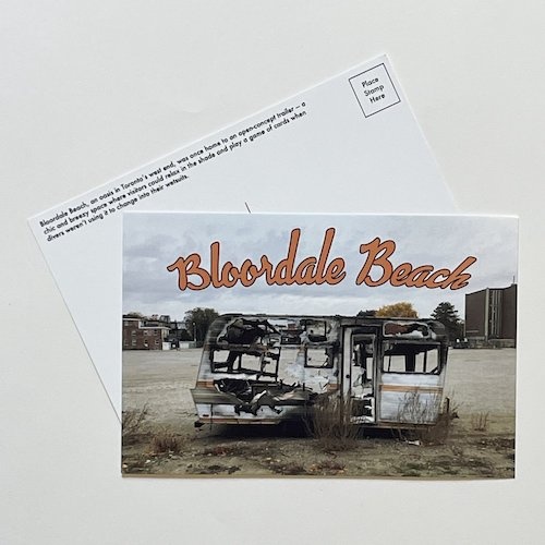 Bloordale Beach Postcard - Beach Trailer