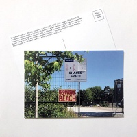 Bloordale Beach Postcard - Shared Space&#160;Sign