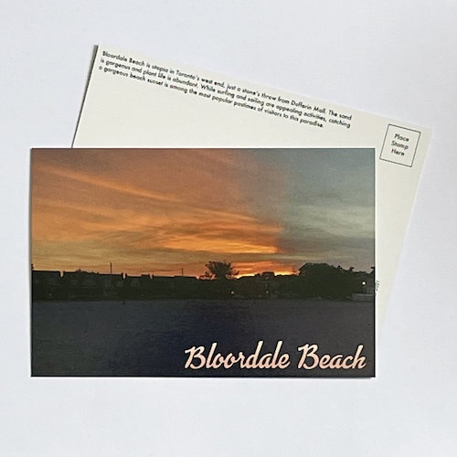 Bloordale Beach Postcard Sunset