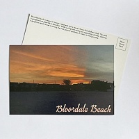 Bloordale beach Postcard -&#160;Sunset