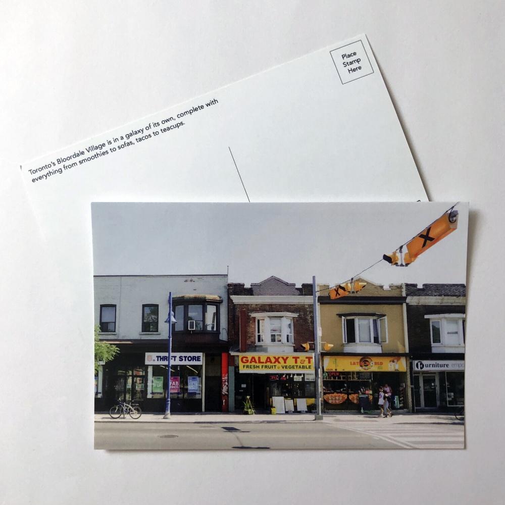 Bloordale Postcard with Galaxy T&T