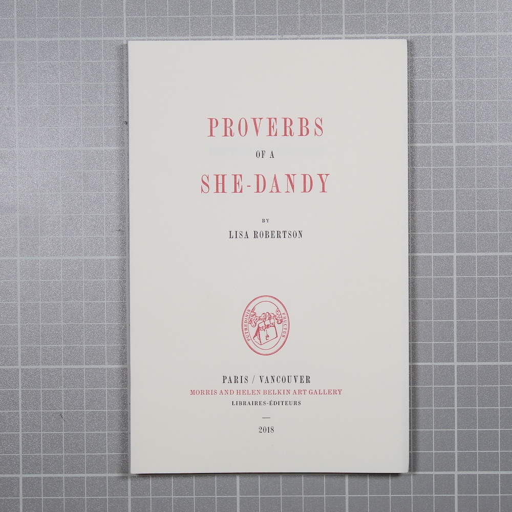 Proverbs of a She Dandy