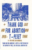 Viva Ruiz: THANK GOD FOR ABORTION TYPESET&#160;Zine