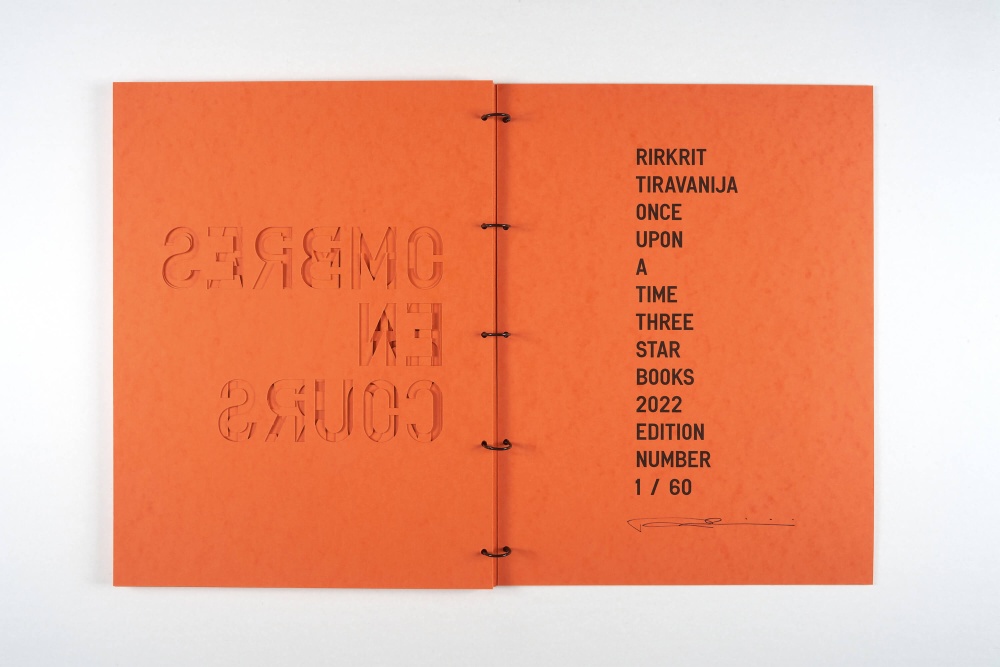 ONCE UPON A TIME by Rirkrit Tiravanija