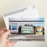 Shari Kasman: Parkdale Provincial Park Postcard (Three&#160;Signs)