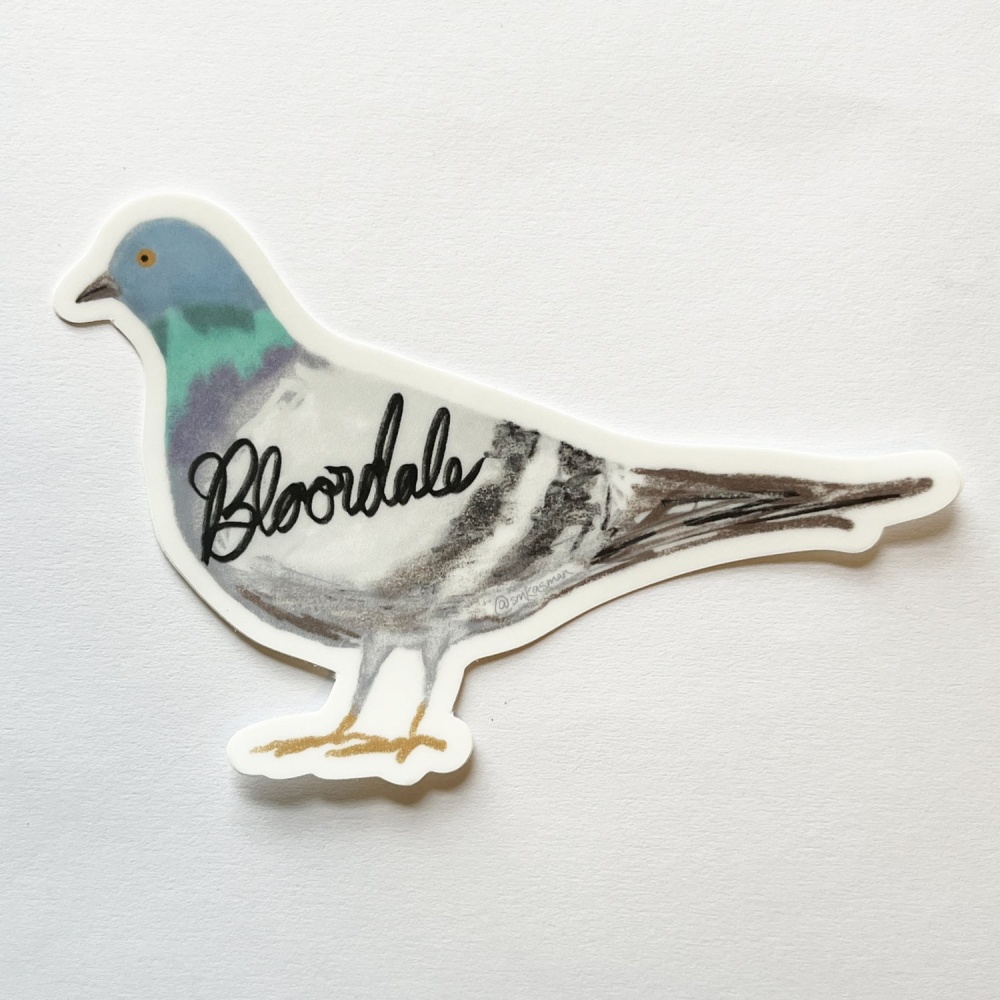 Bloordale Pigeon Sticker
