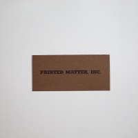 Printed Matter catalogue