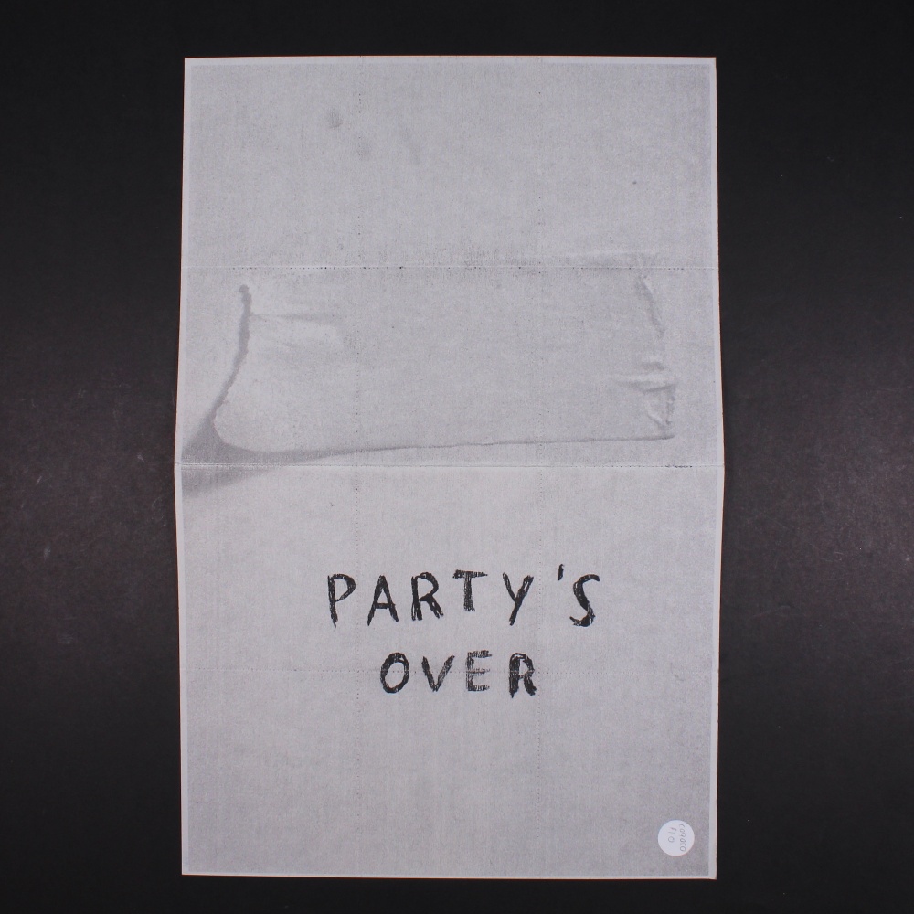 party’s over - 2